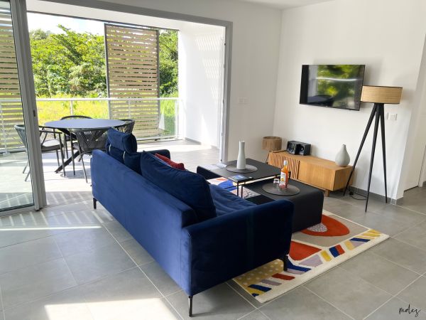 Séjour à l'Anse Mitan en Appartement T2 avec Terrasse
